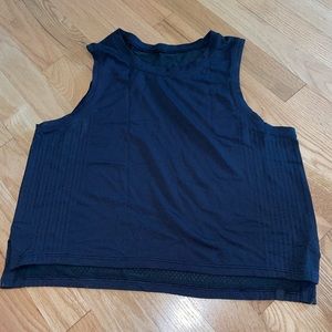 LULULEMON TRAIN TO BE TANK TOP BLACK